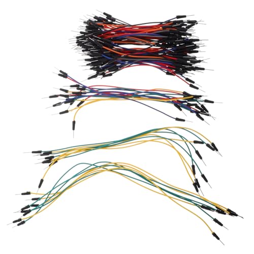 Holibanna 130 Stück Steckkabel Drahtsprung-kit Überbrückungskabel-kit Pulloverkabel Kfz-draht-sortiment Selbstgemachtes Kabel Steckbrett-überbrückungsbandkabel Verbindungsleitung Abs von Holibanna