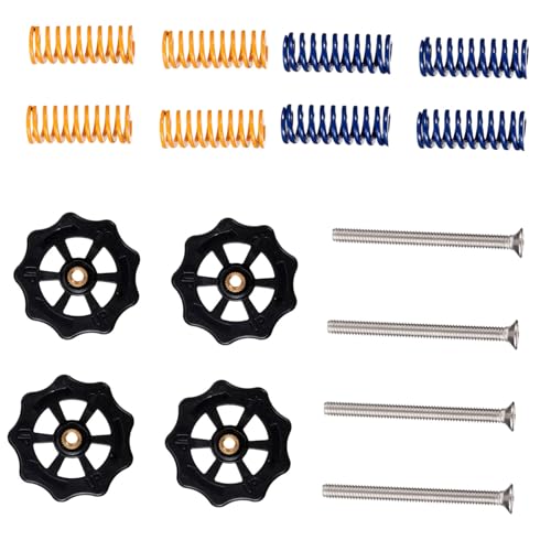 Holibanna 1Satz Heißbett Nivelliermutter Hand Twist mit Federn für Ender Verbesserten Nivellierknöpfen für Präzises Leveling Stabilität Holibanna 1Satz Heißbett Nivelliermutter Hand Twist mit Federn für Ender Verbesserten Nivellierknöpfen für Präzises Leveling Stabilität von Holibanna