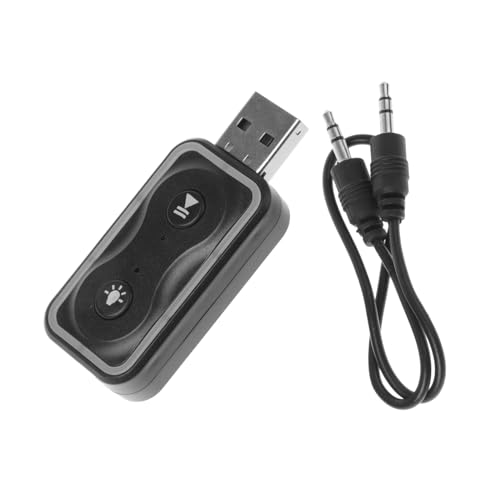 Holibanna 1Satz Kabelloser Audioadapter Sender Empfänger Adapter für Auto PC Tragbarer Empfänger Audiosynchronisierung Klangqualität von Holibanna