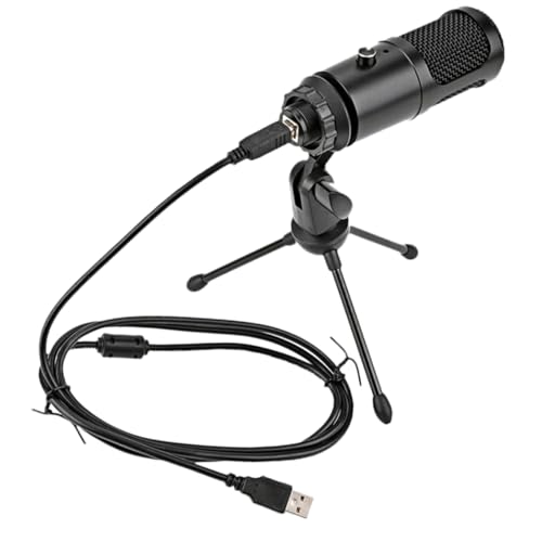 Holibanna 1Satz USB Kondensatormikrofon mit Stativ für Tabletop Aufnahmen für Streaming Gaming Konferenzen Langlebiges Design Bedienen Holibanna 1Satz USB Kondensatormikrofon mit Stativ für Tabletop Aufnahmen für Streaming Gaming Konferenzen Langlebiges Design Bedienen von Holibanna