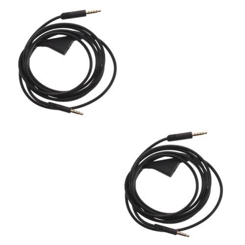 Holibanna 2 Stück Gaming -Kopfhörer -Audiokabel Ersatz-Audiokabel Kopfhörerkabel Kopfhörerverlängerungskabel USB Headset-Kabel ersatzkabel für kopfhörer blanker Kupferdraht Schwarz Holibanna 2 Stück Gaming -Kopfhörer -Audiokabel Ersatz-Audiokabel Kopfhörerkabel Kopfhörerverlängerungskabel USB Headset-Kabel ersatzkabel für kopfhörer blanker Kupferdraht Schwarz von Holibanna