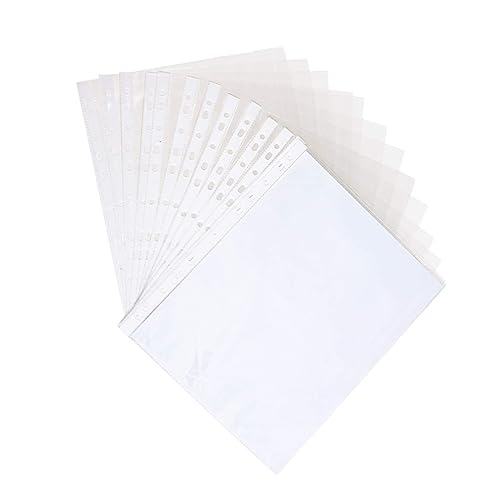 Holibanna 200Stücke Blattschutzhüllen Papierhülle Säurefreie Schutzfolien für Ordner und Robuste Dokumententaschen für Schule und Zuhause Holibanna 200Stücke Blattschutzhüllen Papierhülle Säurefreie Schutzfolien für Ordner und Robuste Dokumententaschen für Schule und Zuhause von Holibanna