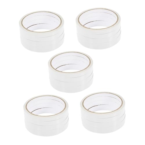 Holibanna 20Rollen Doppelseitige Klebebänder Transparent Hohe Haftkraft für Handwerk DIY Projekte und Kreative Anwendungen Leicht Abreißbar Vielseitig von Holibanna