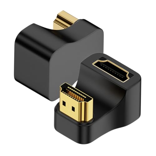 Holibanna 2Stücke Displayport Adapter Pack Rechtwinkliger Videoadapter für Tv Monitor Laptop Hochauflösende mit Gebogenem Design für Einfache Verbindung Holibanna 2Stücke Displayport Adapter Pack Rechtwinkliger Videoadapter für Tv Monitor Laptop Hochauflösende mit Gebogenem Design für Einfache Verbindung von Holibanna