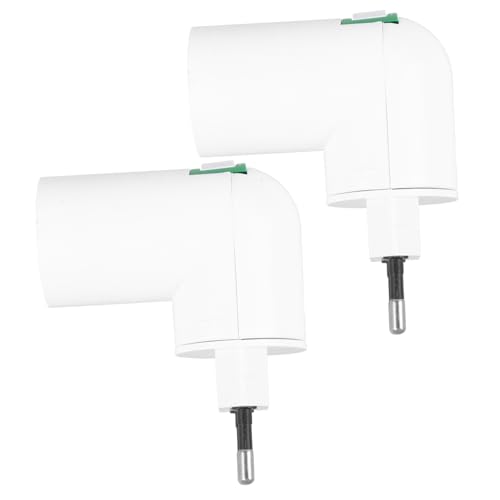 Holibanna 2Stücke Glühbirnenadapter Eu Stecker Lichtsteckdose Drehbarer Lampensockel für Innenräume Einfacher Austausch von Glühbirnen und Garage Holibanna 2Stücke Glühbirnenadapter Eu Stecker Lichtsteckdose Drehbarer Lampensockel für Innenräume Einfacher Austausch von Glühbirnen und Garage von Holibanna