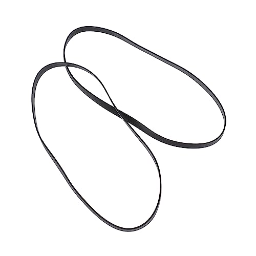 Holibanna 2Stücke Gummiband für Flachgürtel Ersatzriemen für Rekordspieler für Schallplattenspieler Phonographen Tonbandgeräte von Holibanna