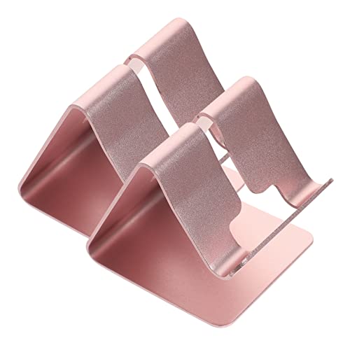 Holibanna 2Stücke Handyhalterung Aus Aluminium Tragbarer Smartphone Für Stabiler Mobiltelefonständer Roségold Für Videos Streaming Holibanna 2Stücke Handyhalterung Aus Aluminium Tragbarer Smartphone Für Stabiler Mobiltelefonständer Roségold Für Videos Streaming von Holibanna