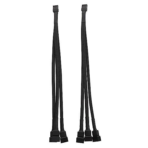 Holibanna 2Stücke Pin Pwm Lüfterteiler Kabel Geflochtener Splitter für PC Lüfter Leistungsverlängerungskabel für Computer Zubehör Niedriger Hohe Langlebig Holibanna 2Stücke Pin Pwm Lüfterteiler Kabel Geflochtener Splitter für PC Lüfter Leistungsverlängerungskabel für Computer Zubehör Niedriger Hohe Langlebig von Holibanna