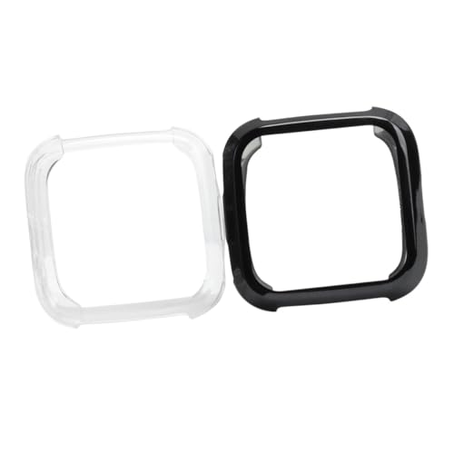 Holibanna 2Stücke TPU Schutzhülle für Smartwatch Vollständiger Schutz Stoßfest Kratzfest Kompatibel mit Schwarz Transparent Leicht Benutzerfreundlich Holibanna 2Stücke TPU Schutzhülle für Smartwatch Vollständiger Schutz Stoßfest Kratzfest Kompatibel mit Schwarz Transparent Leicht Benutzerfreundlich von Holibanna