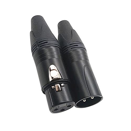 Holibanna 2Stücke Xlr Mikrofonkabelstecker Männlich Weiblich Ersatz für Audiostecker für Mikrofon Lautsprecher Dmx Kupfermaterial für Stabile Holibanna 2Stücke Xlr Mikrofonkabelstecker Männlich Weiblich Ersatz für Audiostecker für Mikrofon Lautsprecher Dmx Kupfermaterial für Stabile von Holibanna