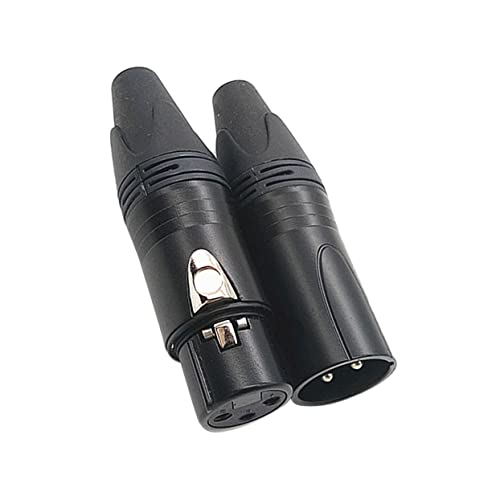 Holibanna 2Stücke Xlr Pins Männlicher Weiblicher Xlr für Mikrofon Audio Anwendungen Hochwertige Hülle für DIY Mikrofonkabel Audio Upgrade Holibanna 2Stücke Xlr Pins Männlicher Weiblicher Xlr für Mikrofon Audio Anwendungen Hochwertige Hülle für DIY Mikrofonkabel Audio Upgrade von Holibanna