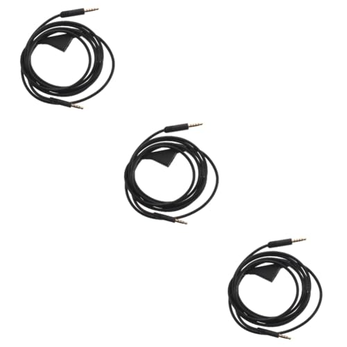 Holibanna 3 Stück Gaming -Kopfhörer -Audiokabel USB Ersatz Kopfhörerkabel Kopfhörerverlängerungskabel Audio-Klinkenkabel Audiokabel, Kabel blanker Kupferdraht Black Holibanna 3 Stück Gaming -Kopfhörer -Audiokabel USB Ersatz Kopfhörerkabel Kopfhörerverlängerungskabel Audio-Klinkenkabel Audiokabel, Kabel blanker Kupferdraht Black von Holibanna