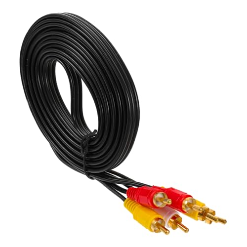 Holibanna 3M Av Kabel Rca Rca Hilfskabel Für Audio Video Kompatibel Mit Dvd Vcd Stabile Signalübertragung Holibanna 3M Av Kabel Rca Rca Hilfskabel Für Audio Video Kompatibel Mit Dvd Vcd Stabile Signalübertragung von Holibanna