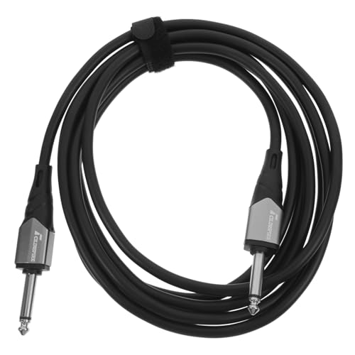 Holibanna 3M Gitarrenkabel Mit Audiokabel Für Gitarre Bass Verzerrungsfreies Design Für Klangübertragung Für Studios Live Auftritte Schwarz von Holibanna
