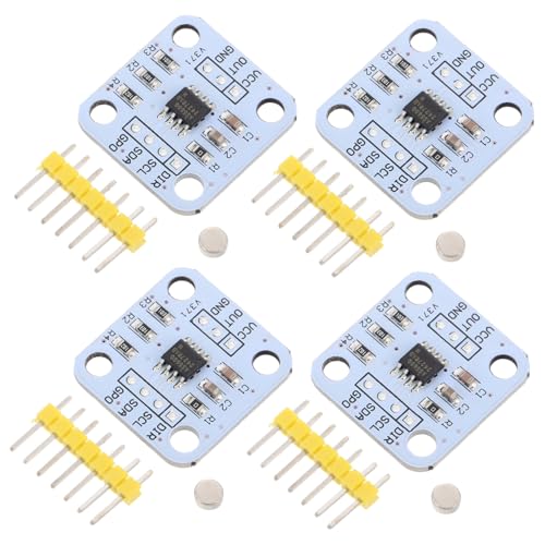 Holibanna 4 Stück As5600 Magnetisches Winkelsensormodul 12-bit-sensormodulplatine Für Präzisionsmessungen Holibanna 4 Stück As5600 Magnetisches Winkelsensormodul 12-bit-sensormodulplatine Für Präzisionsmessungen von Holibanna