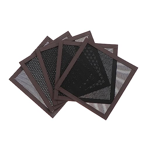 Holibanna 5 Stück Lüfter-Staubfilter industriell Desktop Etiketten wiederverwendbar kreisförmig Computer case Fan dust-Proof net Magnetic dust Filter Computer-Fan Lüfternetz PVC Black Holibanna 5 Stück Lüfter-Staubfilter industriell Desktop Etiketten wiederverwendbar kreisförmig Computer case Fan dust-Proof net Magnetic dust Filter Computer-Fan Lüfternetz PVC Black von Holibanna