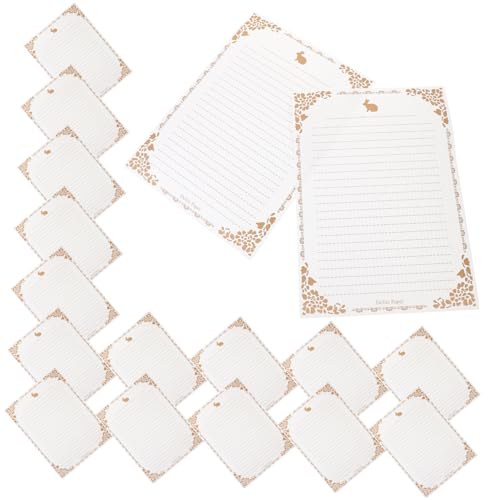 Holibanna 50Blätter Retro Briefpapier Vintage Design Leeres Schreibpapier mit Hübschem Muster Basteln und Verschenken Hochwertige Textur für Flüssiges Schreiben Holibanna 50Blätter Retro Briefpapier Vintage Design Leeres Schreibpapier mit Hübschem Muster Basteln und Verschenken Hochwertige Textur für Flüssiges Schreiben von Holibanna