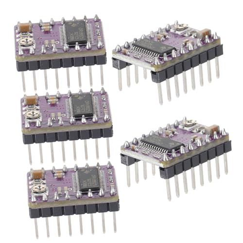 Holibanna 5Stücke Schrittmotortreiber Modul mit Kühlkörper Teiliges für Rrerap Ramps Hochleistungschip für Präzise Bewegungskontrolle Verbesserte Holibanna 5Stücke Schrittmotortreiber Modul mit Kühlkörper Teiliges für Rrerap Ramps Hochleistungschip für Präzise Bewegungskontrolle Verbesserte von Holibanna