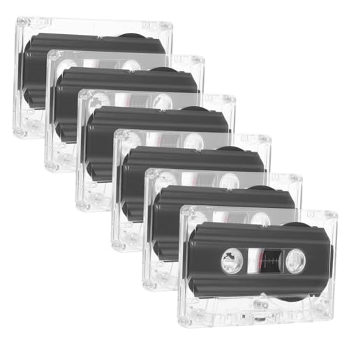 Holibanna 6 Stck. Tonband Aufnahme leer Musikkassetten Audiokassettenrohling bespielbare Audiokassettenbänder bespielbare Kassetten Kassettenrecorder Kassettenklebebahn Plastik Holibanna 6 Stck. Tonband Aufnahme leer Musikkassetten Audiokassettenrohling bespielbare Audiokassettenbänder bespielbare Kassetten Kassettenrecorder Kassettenklebebahn Plastik von Holibanna
