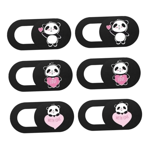 Holibanna 6 Stücke Abdeckung Rutsche Muster Webcam Schiebe Deckel Für Laptop Panda Design Privatsphäre Abdeckung Holibanna 6 Stücke Abdeckung Rutsche Muster Webcam Schiebe Deckel Für Laptop Panda Design Privatsphäre Abdeckung von Holibanna