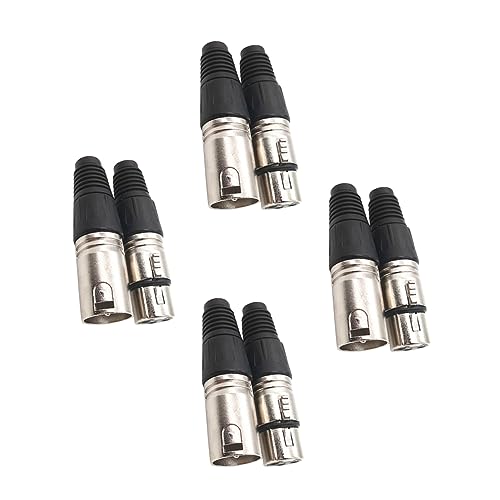 Holibanna 8Stücke Xlr Männlicher Weiblicher Mikrofonanschluss für Audioanwendungen Stabil Zuverlässig Mikrofone Aufnahmegeräte Holibanna 8Stücke Xlr Männlicher Weiblicher Mikrofonanschluss für Audioanwendungen Stabil Zuverlässig Mikrofone Aufnahmegeräte von Holibanna