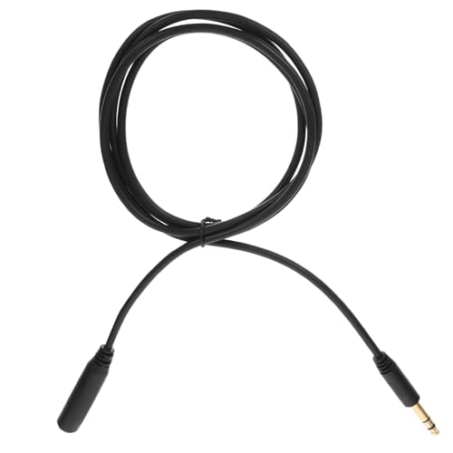 Holibanna Audio-Verlängerungskabel Audiokabel für Projektor Lautsprecherkabel Kopfhörerverlängerungskabel musical instruments gitarrenkabel 6,35-mm-Kabel 1/4 Kabel für Lautsprecher PVC Black Holibanna Audio-Verlängerungskabel Audiokabel für Projektor Lautsprecherkabel Kopfhörerverlängerungskabel musical instruments gitarrenkabel 6,35-mm-Kabel 1/4 Kabel für Lautsprecher PVC Black von Holibanna