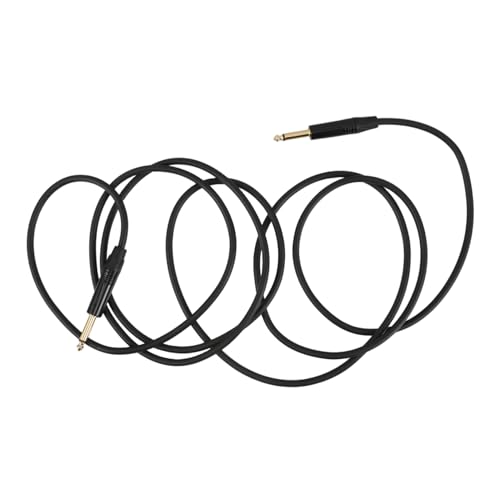 Holibanna Audiokabel für E-Gitarre Goldstecker Kabel E-Gitarrenkabel Klangübertragung Kabel Gitarrenpatchkabel flexibles Gitarrenkabel Gitarrenverstärkerkabel Gitarren-Anschlusskabel Plastik von Holibanna