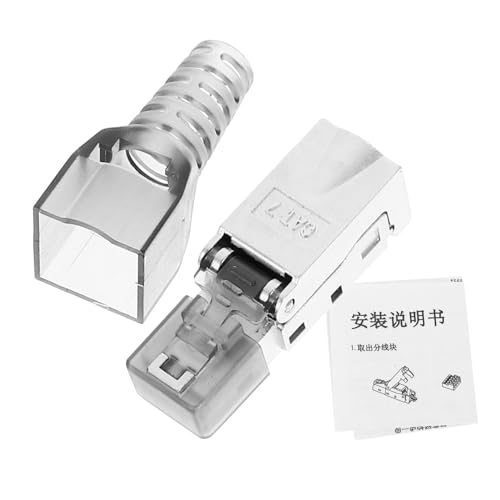 Holibanna Ethernet Werkzeugfreier Geschirmter Vergoldeter Netzwerkanschluss für Cata Modulares Design für Einfache Installation Zuverlässige Verbindung Holibanna Ethernet Werkzeugfreier Geschirmter Vergoldeter Netzwerkanschluss für Cata Modulares Design für Einfache Installation Zuverlässige Verbindung von Holibanna