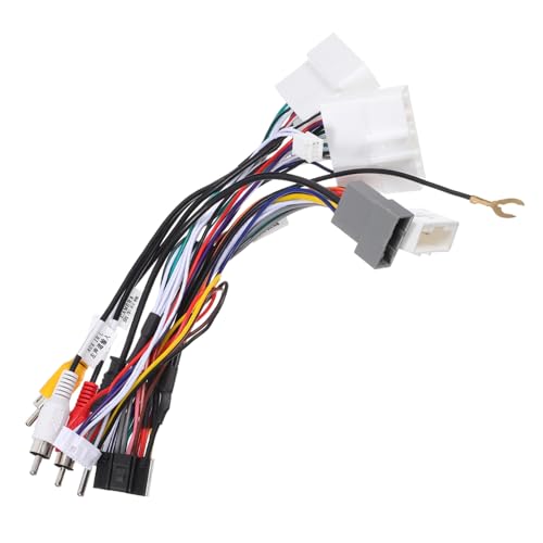 Holibanna Kabelbaum für Auto Stereoanlage Adapter für Große Navigationsgeräte Vielseitig Langlebig Einfache Installation Kompatibel mit Verschiedenen Fahrzeugmodellen von Holibanna