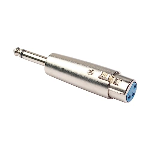 Holibanna Mono XLR Buchse Adapter für Mikrofon Camcorder Audio Converter Langlebig Nickelfinished für Klangqualität Holibanna Mono XLR Buchse Adapter für Mikrofon Camcorder Audio Converter Langlebig Nickelfinished für Klangqualität von Holibanna