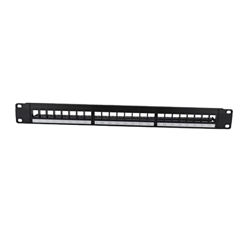 Holibanna Patch Panel Port Unshielded für Rackmontage Horizontale Installation Kompatibel mit Cata für Büro Serverraum Langlebig Holibanna Patch Panel Port Unshielded für Rackmontage Horizontale Installation Kompatibel mit Cata für Büro Serverraum Langlebig von Holibanna