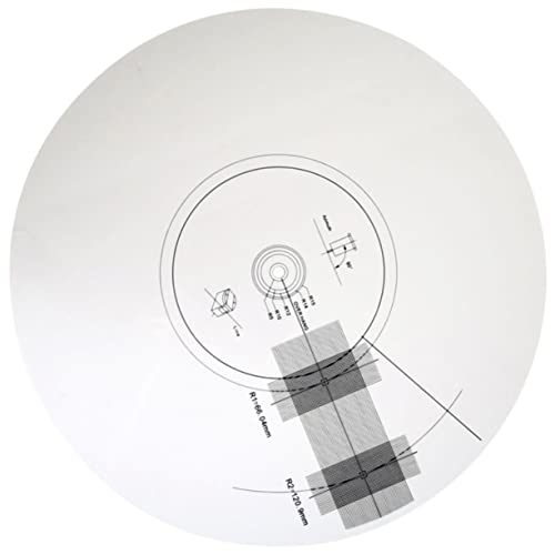 Holibanna Pickup Kalibrierungsplatte Für Einstellbares Zur Ausrichtung Von Schallplatten rutschfeste Für Präzise Vinyl Messungen Holibanna Pickup Kalibrierungsplatte Für Einstellbares Zur Ausrichtung Von Schallplatten rutschfeste Für Präzise Vinyl Messungen von Holibanna