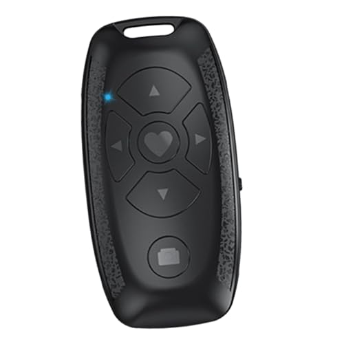 Holibanna Selbstauslöser Universal- Buchseite Fernbedienung Drahtloser Selfie-Controller Telefonbuch Drehen Controller Selfie-Kamera-Controller Lithium Batterie Schwarz von Holibanna