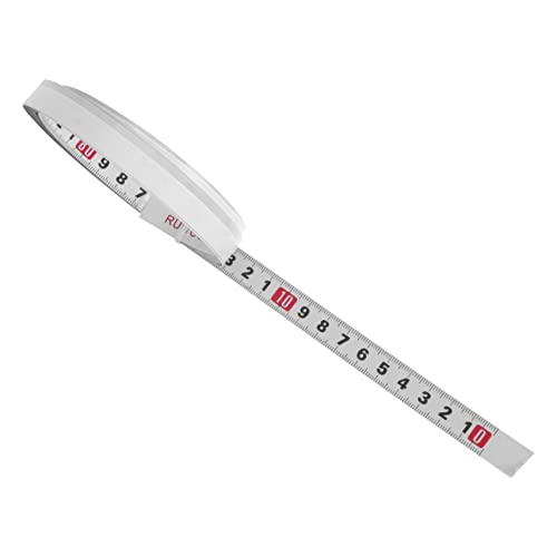 Holibanna Selbstklebendes Maßband aufsteller workbench tablez arbeitsunterstellbock säge flexibles Band Maßband Körper messen Maßband mit selbstklebender Rückseite Kleber für Werkbanklineale von Holibanna