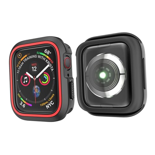 Holibanna Smartwatch Silikon Schutzhülle für Robuste Uhrenabdeckung Schwarz Rot Schützt vor Kratzern Beschädigungen Leicht Einfach zu Handhaben Holibanna Smartwatch Silikon Schutzhülle für Robuste Uhrenabdeckung Schwarz Rot Schützt vor Kratzern Beschädigungen Leicht Einfach zu Handhaben von Holibanna