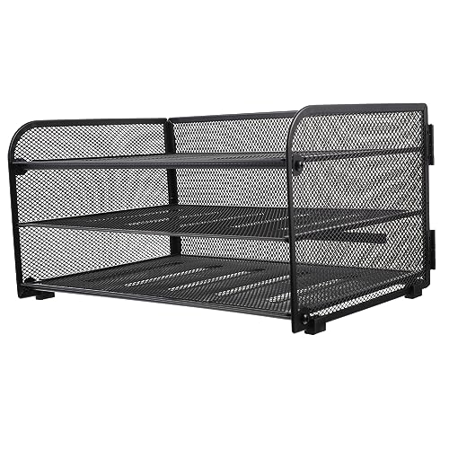 Holibanna Stufiger Papierablage Organizer Stapelbar Abnehmbar für Schreibtisch und Büro zur Aufbewahrung von Dokumenten Ordnern und Büromaterialien Holibanna Stufiger Papierablage Organizer Stapelbar Abnehmbar für Schreibtisch und Büro zur Aufbewahrung von Dokumenten Ordnern und Büromaterialien von Holibanna