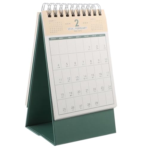 Holibanna Tischkalender Freistehender Schreibtischkalender Aus Hochwertigem Papiermaterial Stabil Und Platzsparend Für Büro Zuhause Und Schule Design von Holibanna