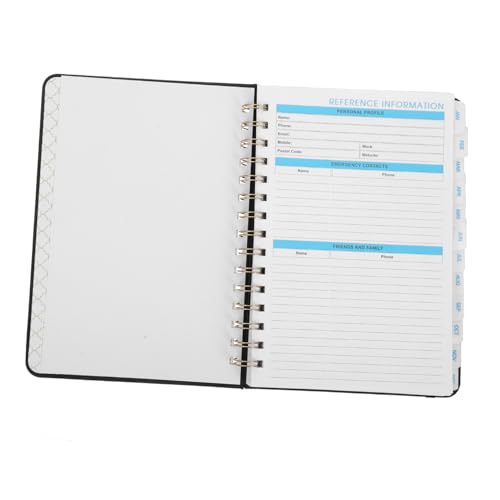 Holibanna Wochenplaner PU Notizbuch mit Monatsregisterkarten Agenda Notizblock mit Detaillierten Tracking Abschnitten für Aufgaben und Gewohnheiten Tragbarer Holibanna Wochenplaner PU Notizbuch mit Monatsregisterkarten Agenda Notizblock mit Detaillierten Tracking Abschnitten für Aufgaben und Gewohnheiten Tragbarer von Holibanna