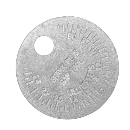 Holibanna Zündkerzenmessgerät Automobil Lücke Werkzeug Wählen Messung Im Einklang Spacer Kabel Metrisch Zündkerzenabstände Mittelfindungslineal Silber Zink-aluminium-legierung Holibanna Zündkerzenmessgerät Automobil Lücke Werkzeug Wählen Messung Im Einklang Spacer Kabel Metrisch Zündkerzenabstände Mittelfindungslineal Silber Zink-aluminium-legierung von Holibanna