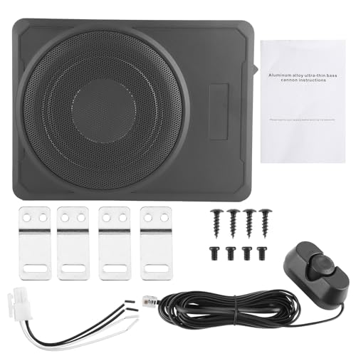Holigie Car Subwoofer, Verstärker -Bass -Gehäuselautsprecher unter Sitz -Audio -Gerät 10in 12V 800W Holigie Car Subwoofer, Verstärker -Bass -Gehäuselautsprecher unter Sitz -Audio -Gerät 10in 12V 800W von Holigie