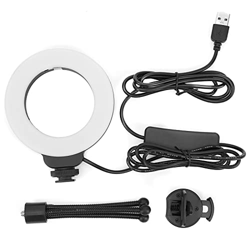 Holigie Ringlicht, 4 Zoll 48 LED Ringfülllicht Clip-Licht ABS-Material Tragbares Geeignet für Make-up-Tutorials Telemedizin Vlog Fülllicht Holigie Ringlicht, 4 Zoll 48 LED Ringfülllicht Clip-Licht ABS-Material Tragbares Geeignet für Make-up-Tutorials Telemedizin Vlog Fülllicht von Holigie