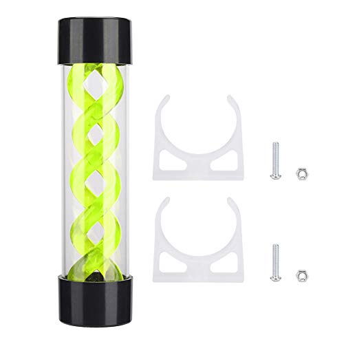 Holigie Water Cooling Reservoir, 200 m Acryl -T -Virus zylindrischer Kühler mit G1/4 -Faden für PC -Desktop -Computer -Kühlerzubehör, Computerwasserpumpe (Green) von Holigie