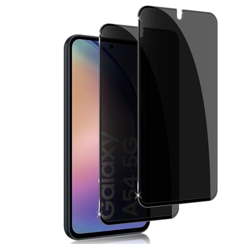 Holilo 2 Stück für Samsung Galaxy A54 5G Sichtschutz Schutzfolie für Panzerglas Anti-Spy Privacy Sichtschutzfolie schützen Displayschutzfolie Schwarzer Rand Privacy Schutzglas Holilo 2 Stück für Samsung Galaxy A54 5G Sichtschutz Schutzfolie für Panzerglas Anti-Spy Privacy Sichtschutzfolie schützen Displayschutzfolie Schwarzer Rand Privacy Schutzglas von Holilo