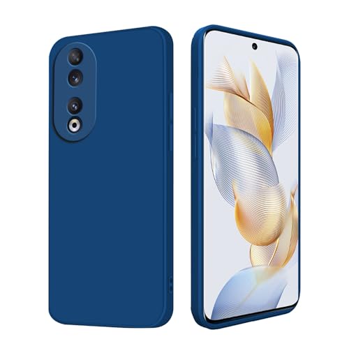 Holilo Hülle für Honor 90, 【Kamera Schutz】 Silikon Handyhülle Anti - Kratzer Dünn Schutzhülle Rundumschutz Stoßfest Cover - Blau von Holilo