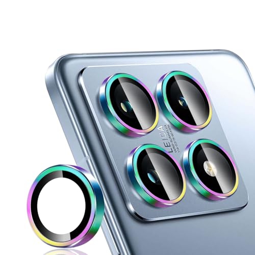 Holilo Kameraschutz für Panzerglas Kamera Schutzfolie für Xiaomi 14T Pro 5G, 1 Satz/4 Stück Anti-Kratzen 9H Härte LinseBlasenfrei Displayschutzfolie Hartglas Kameraschutz-Regenbogenfarben Holilo Kameraschutz für Panzerglas Kamera Schutzfolie für Xiaomi 14T Pro 5G, 1 Satz/4 Stück Anti-Kratzen 9H Härte LinseBlasenfrei Displayschutzfolie Hartglas Kameraschutz-Regenbogenfarben von Holilo