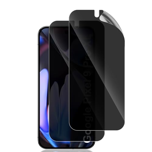 Holilo für Google Pixel 9 Pro XL Sichtschutz Schutzfolie für Flexibles Bildschirm,2 Stück Anti-Spy Privacy Sichtschutzfolie 9H Härte schützen Displayschutzfolie Schwarzer Rand Privacy Schutzglas von Holilo