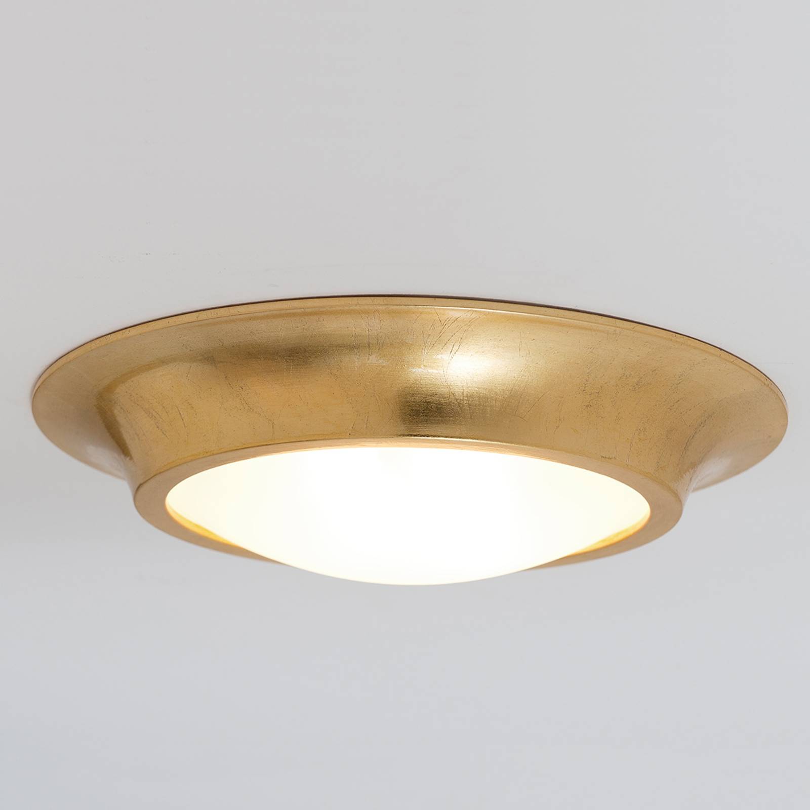 Goldene Keramik-Deckenleuchte Spettacolo Goldene Keramik-Deckenleuchte Spettacolo von Holländer