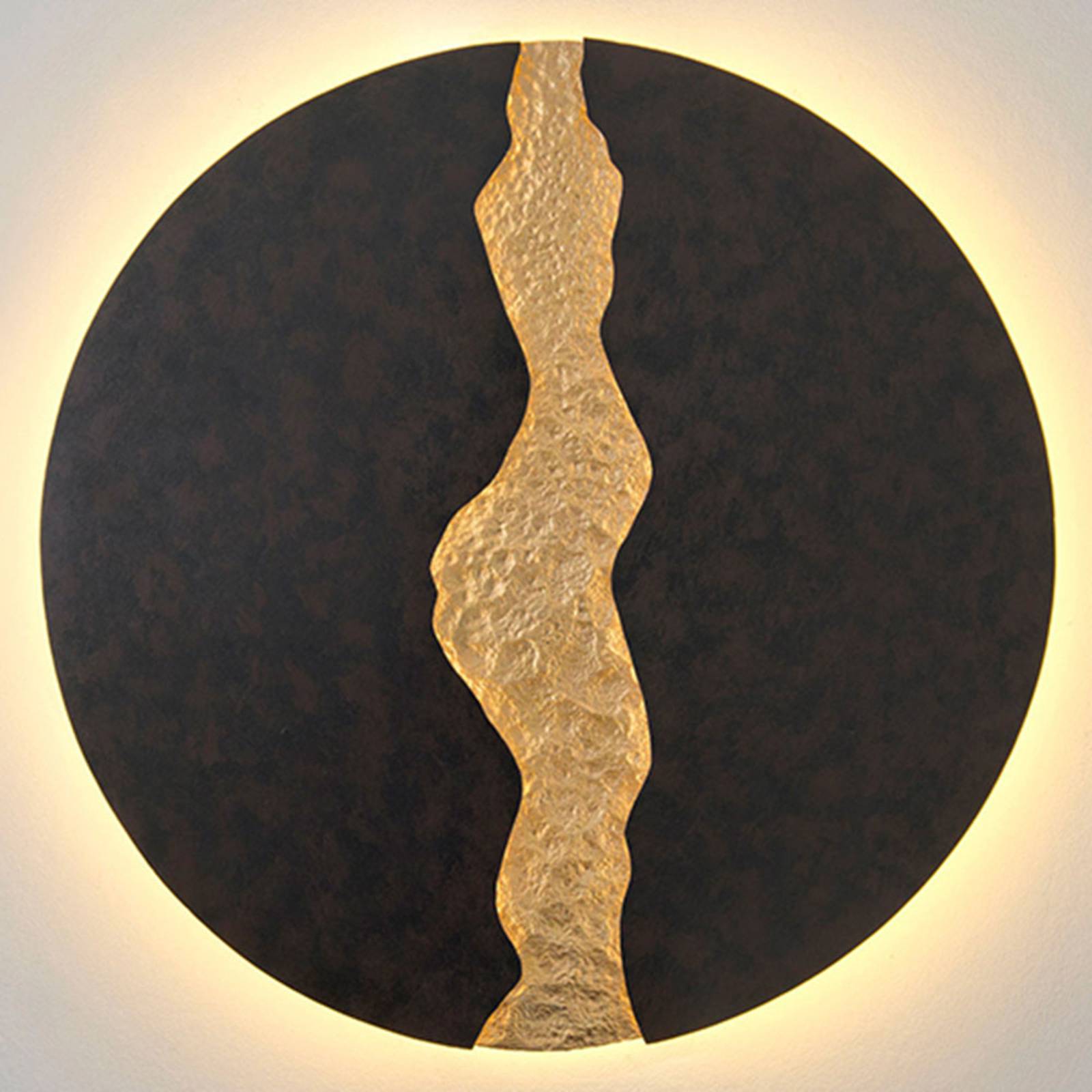 LED-Wandlampe Lava, Ø 80 cm von Holländer