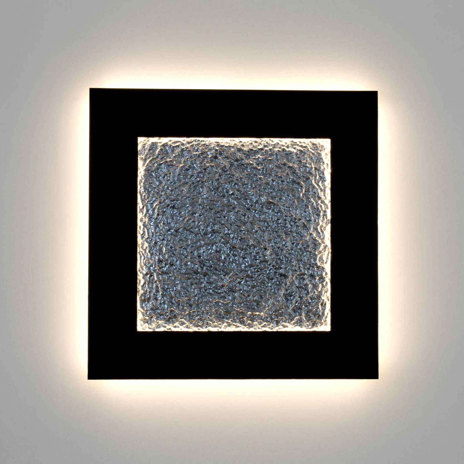 LED-Wandlampe Plenilunio Eclipse, braun/silberfarben, 80 cm LED-Wandlampe Plenilunio Eclipse, braun/silberfarben, 80 cm von Holländer