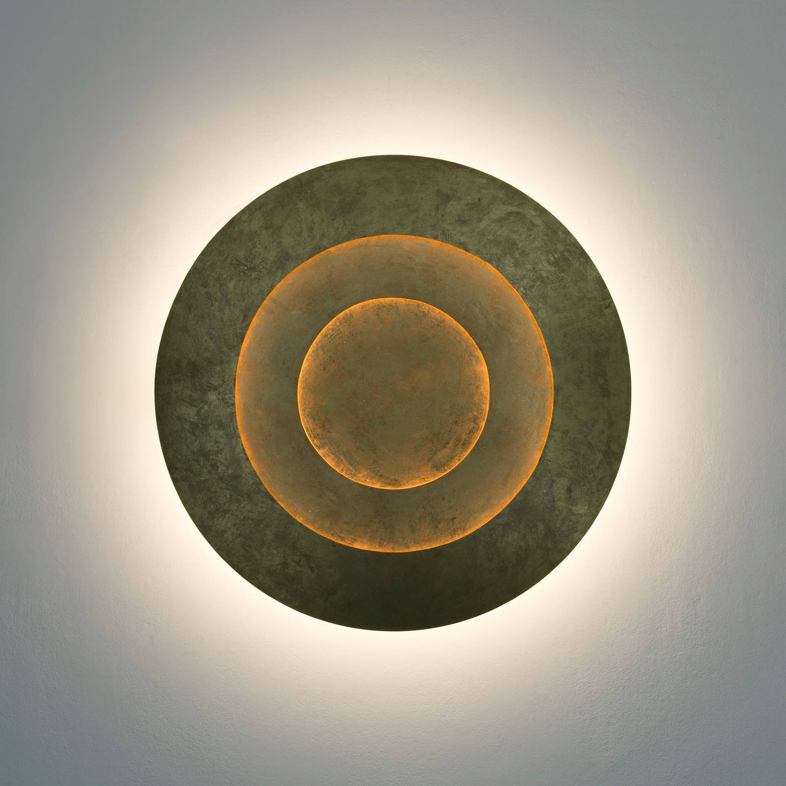 LED-Wandleuchte Masaccio Rotondo, gold von Holländer